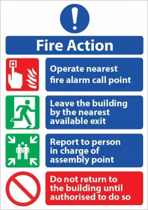 Fire Action (03) (20X30cm)