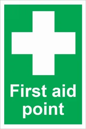 First Aid Point (20X30cm)