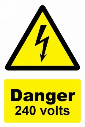 Danger 240 volts