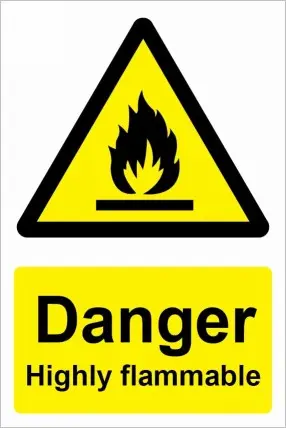 Danger Highly Flammable