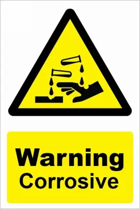 [WNFLM122] Warning Corrosive