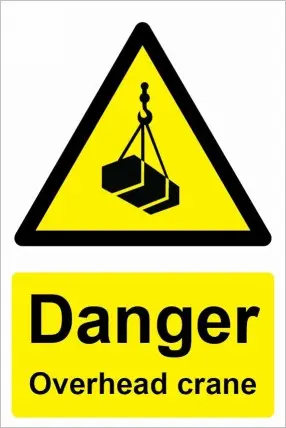 Danger Overhead Crane