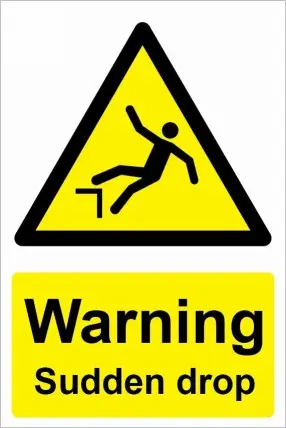 Warning Sudden Drop