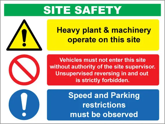 Site Safety Notice D (60X80cm)