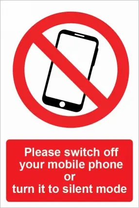 Please Switch off phone or turn to silent mode