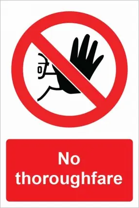 No Thoroughfare