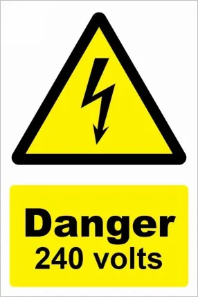 [WNELC101] Danger 240 volts