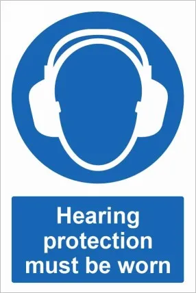Hearing protection must be worn