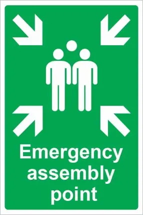 Emergency Assembly Point (30X45cm)