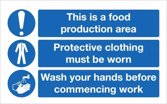 Multimessage Food Production area notice