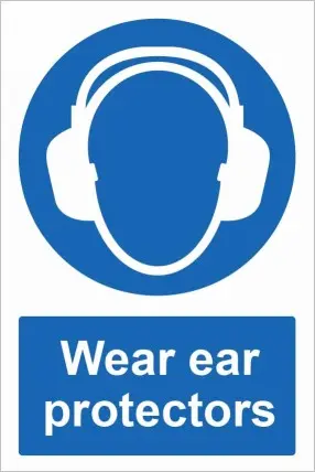 Wear ear protectors