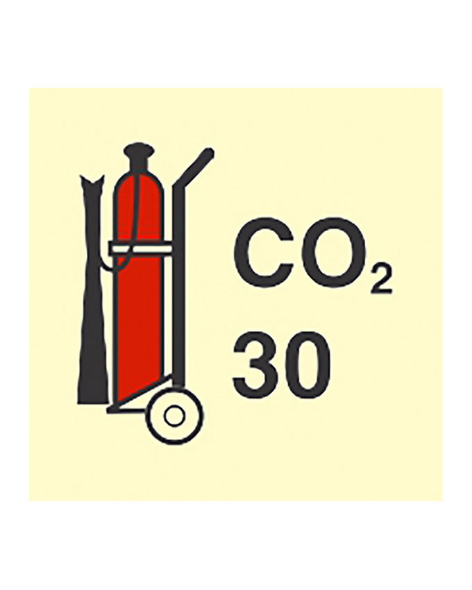 [336086] Wheeled Co2 Fire Extinguisher