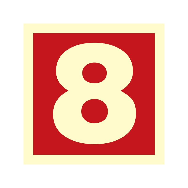 Number 8 Red