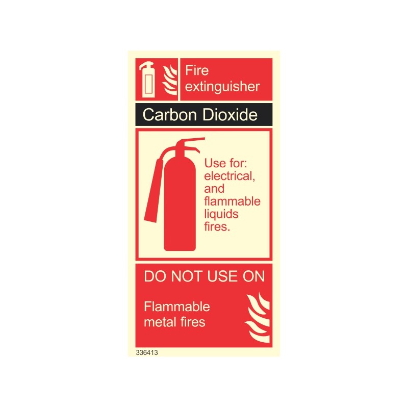 Fire Extinguisher Carbdioxide Red