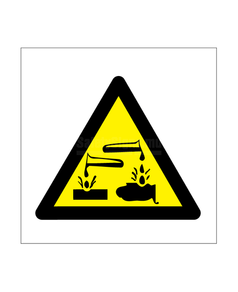 [337505] Corrosive Material Caution Acid