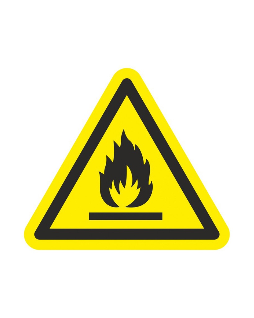 [337509] Flammable Material Aluminum Sign