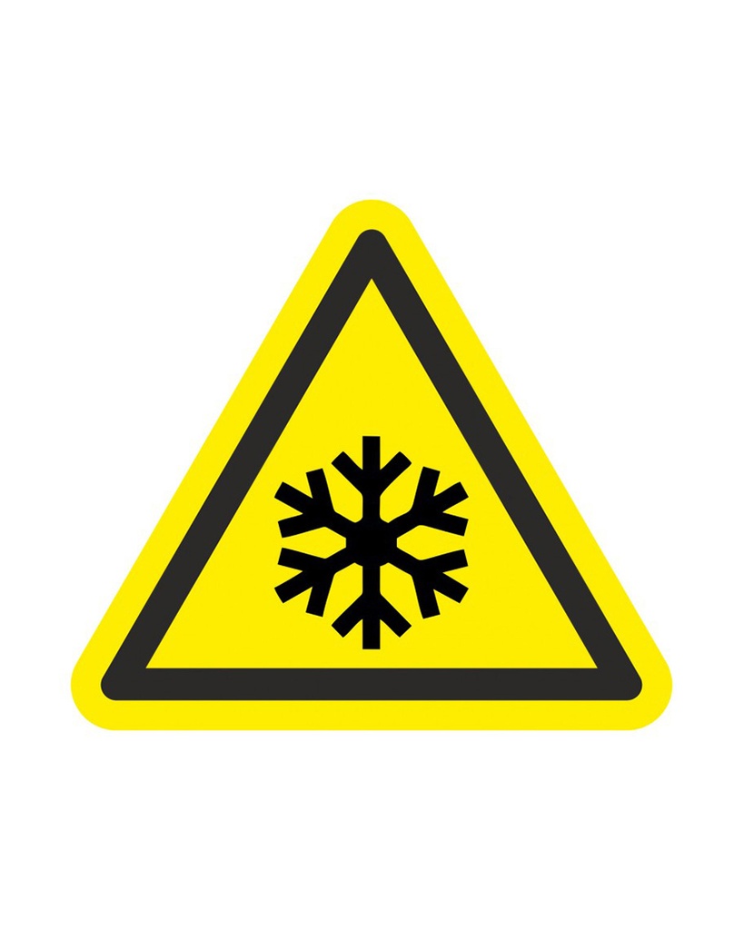 [337523] Low Temperatures Aluminum Sign