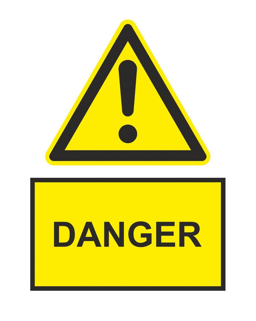 [337540] Danger Aluminum Sign