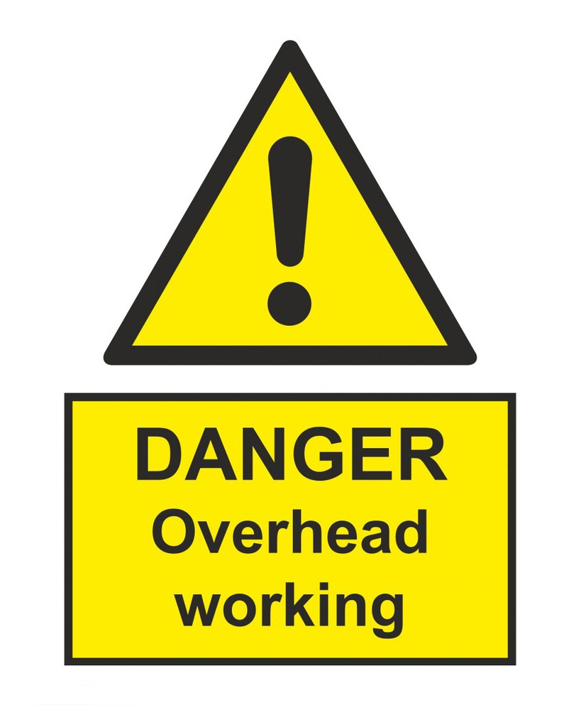 [337548] Overhead Working Aluminum Sign