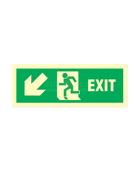Exit Left, Arrow Left Down