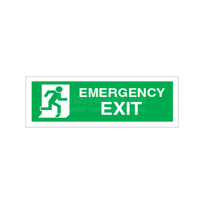 Exit Pictogram To The Left