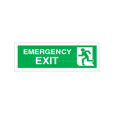 Exit Pictogram To The Right