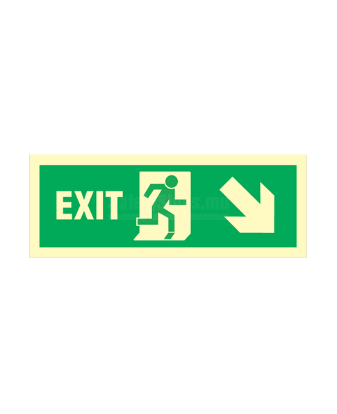 Exit Right, Arrow Right_Down