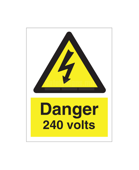 [337616] Danger 240 Volts