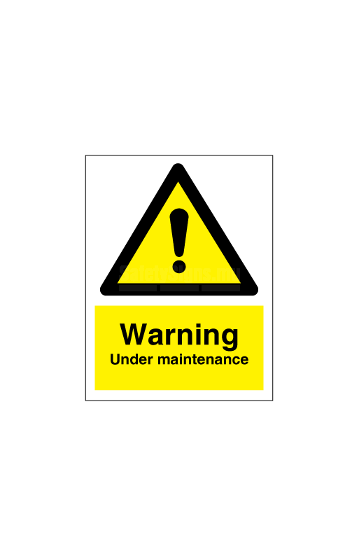 [337547] Warning Under Maintenance