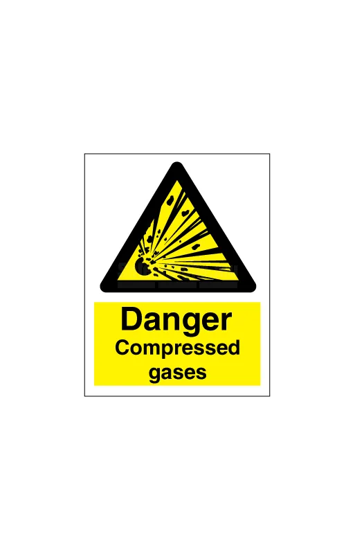 [337584] Danger Compressed Gases