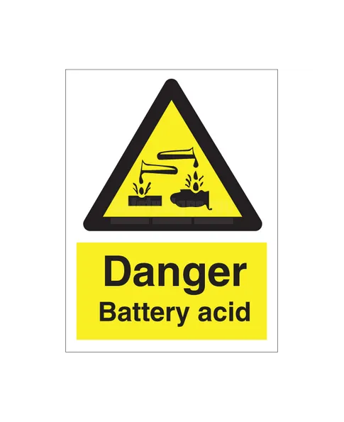 [337591] Danger Battery Acid