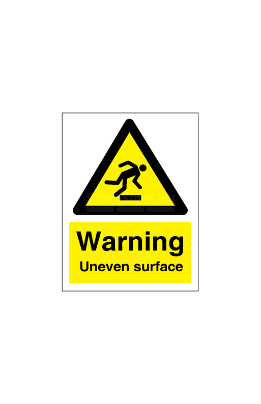 [337629] Warning Uneven Surface