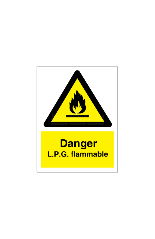 [337634] Danger LPG Highly Flammable