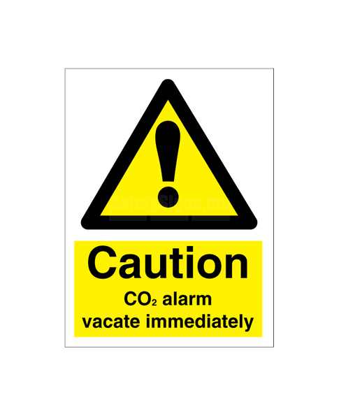 CO2 Alarm Vacate Immediately