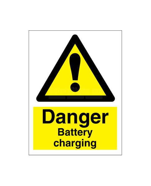 Danger Battery Charging