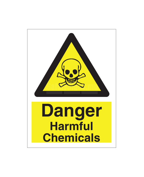 Danger Harmful Chemicals