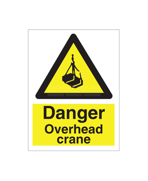 Danger Overhead Crane