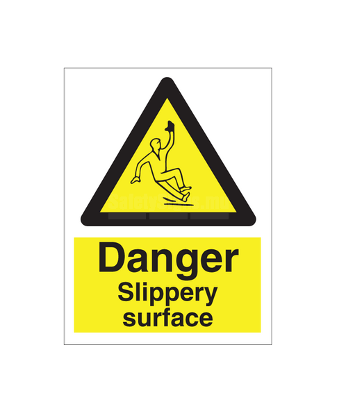 Danger Slippery Surface