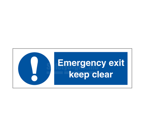 Emergency Exit Keep Clear