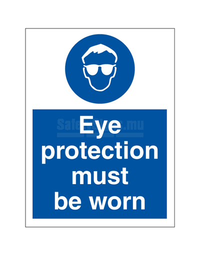 [335712] Eye protection must be worn