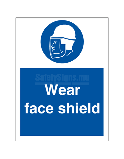 [335716] Wear face shield