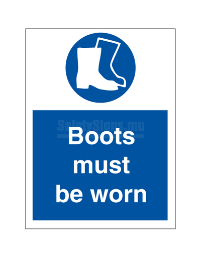 [335725] Boots must be worn