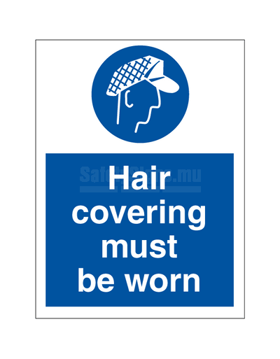Hair covering must be worn
