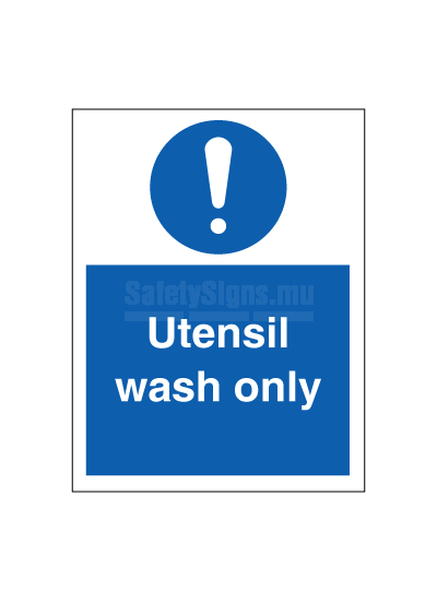 [335738] Utensil wash only