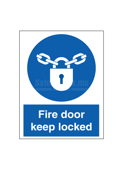 [335838] Fire door keep locked