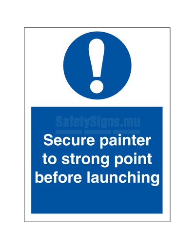 Secure painter to strong point