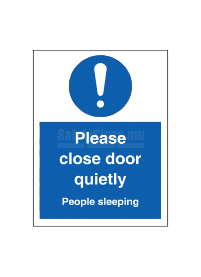 [335877] Please close door quietly