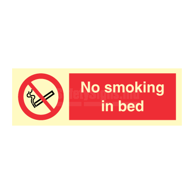 [338520] No Smoking In Bed
