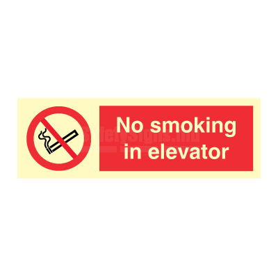 No Smoking In Elevator