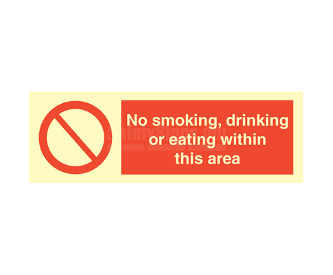 No Smoking, Drinking Or Eating